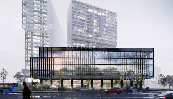 Аренда офиса 9840 м², -1-5 этаж, в бизнес-центре Обсидиан
