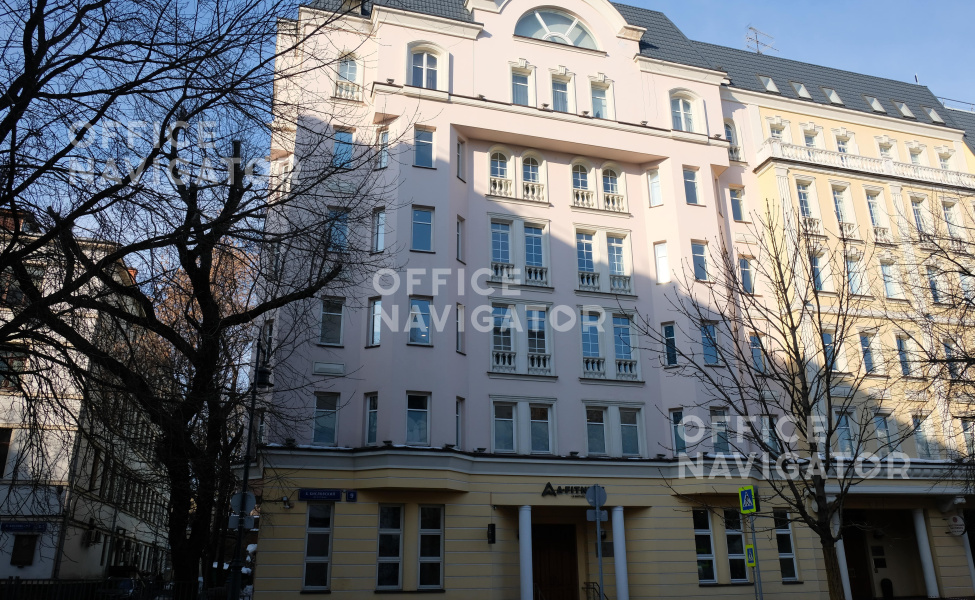 Аренда офиса 320 м², 5 этаж, в бизнес-центре Кисловский Б. пер., 9
