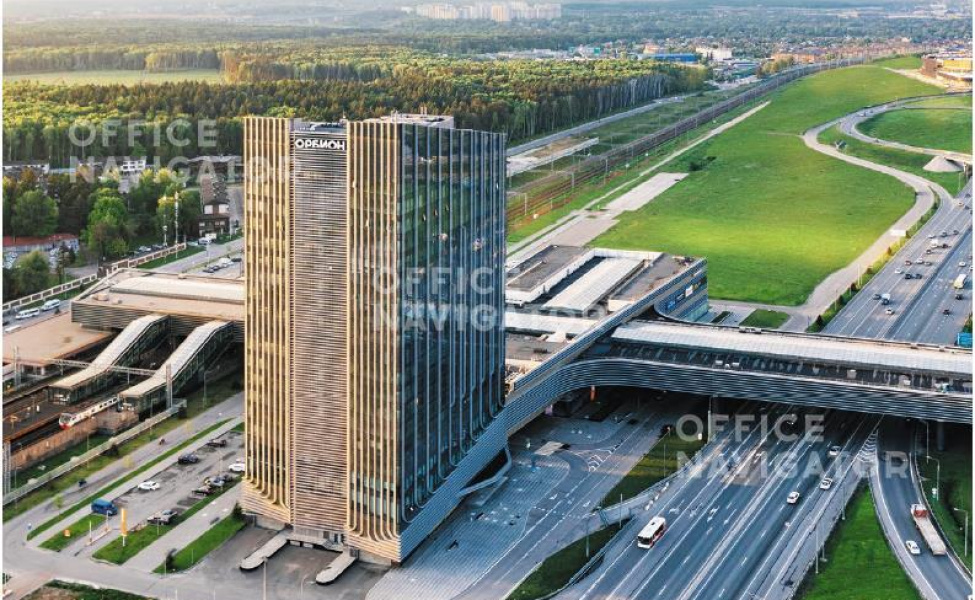 Аренда офиса 207 м², 5 этаж, в бизнес-центре Орбион
