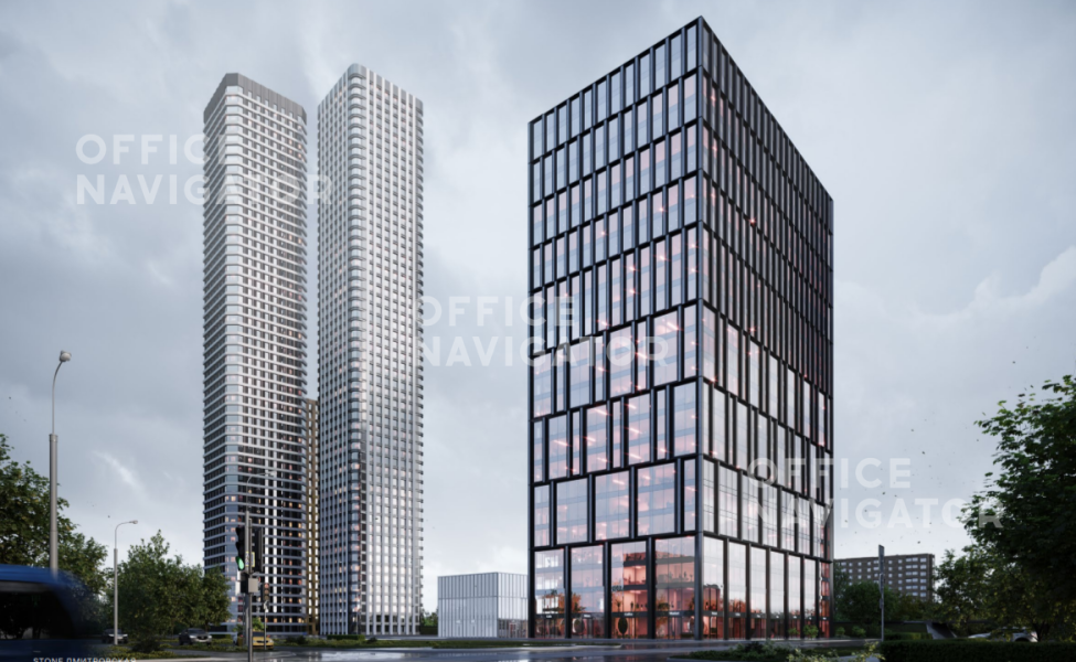 Продажа офиса 56 м², 2 этаж, в бизнес-центре Stone Дмитровская
