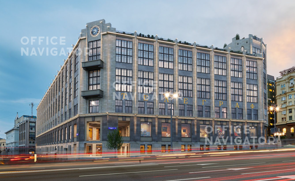Аренда офиса 1300 м²,  этаж, в бизнес-центре Здание Телеграфа

