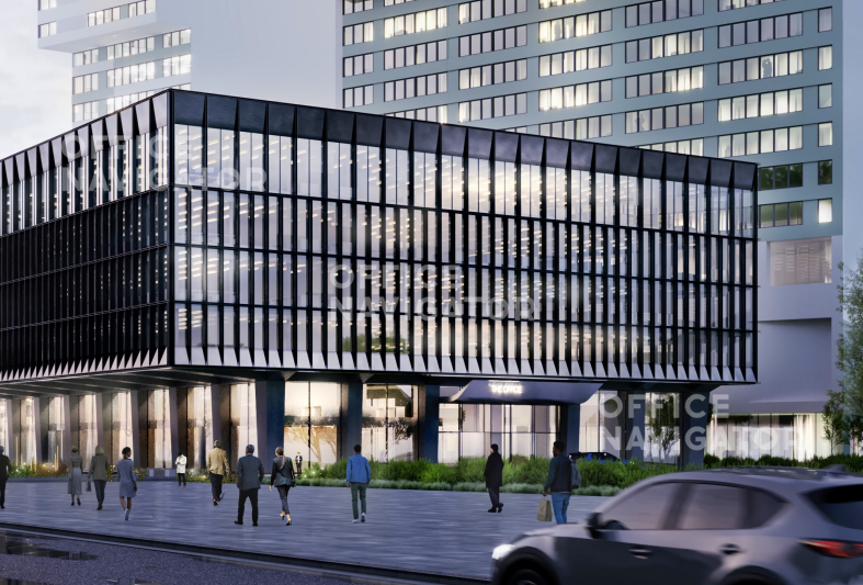Аренда офиса 9840 м², -1-5 этаж, в бизнес-центре Обсидиан
